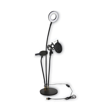Volkano Insta Vlogging Kit With Microphone Holder For 6.2" Smartphone, Black freeshipping - TVN Wholesale